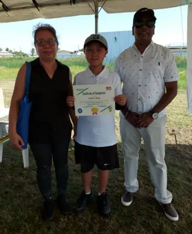 Recognising a cadet’s performance at Enterprise Ground, 2022