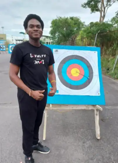 A PYARG student training at the National Stadium, 2023